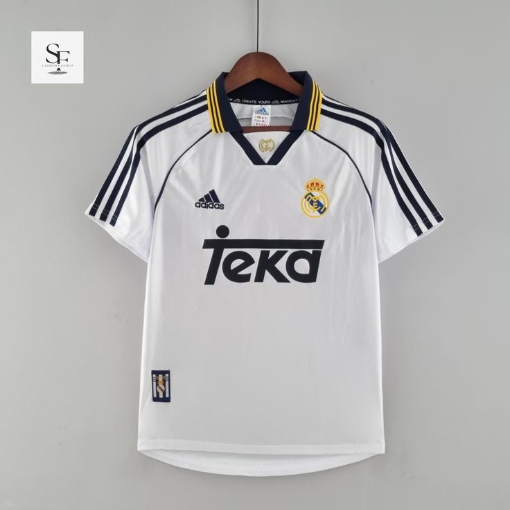 Camiseta Real Madrid 1997/98 – Local Marca: Adidas | Patrocinador: TEKA