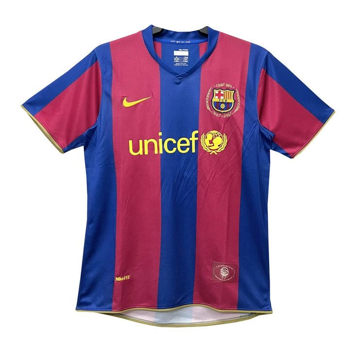 Camiseta FC Barcelona 2008/09 – Local Edición Especial Camp Nou 50 Años |Marca: Nike | Patrocinador: UNICEF