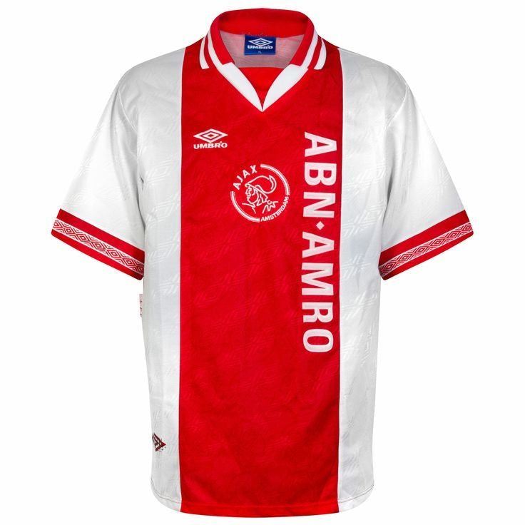 Camiseta Ajax Ámsterdam 1994/95 – Local Marca: Umbro Patrocinador: ABN AMRO