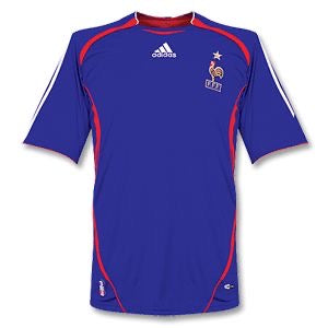 Camiseta Francia 2006 – Local | Marca: Adidas | Diseño Mundial Alemania 2006
