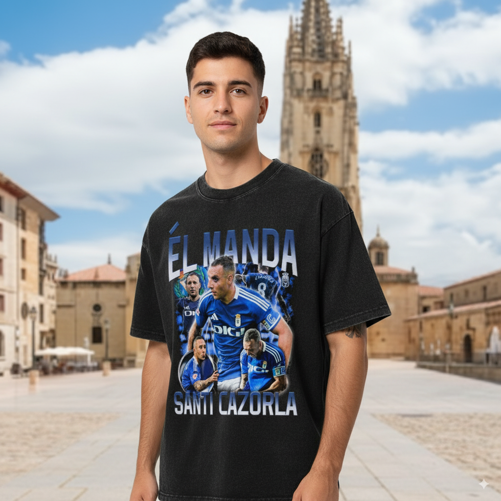 Real Oviedo x Cazorla | Diseño Exclusivo Retro Vibes FC