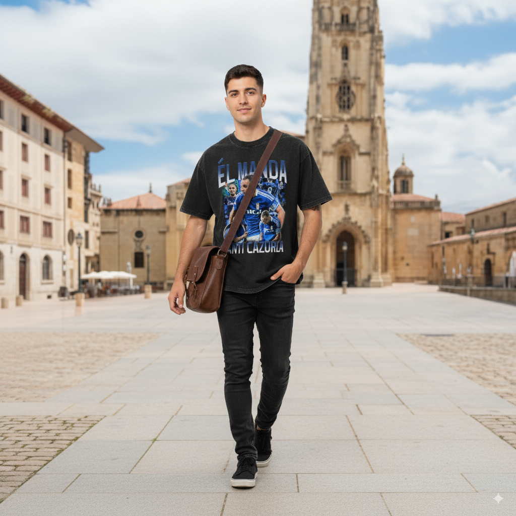 Real Oviedo x Cazorla | Diseño Exclusivo Retro Vibes FC