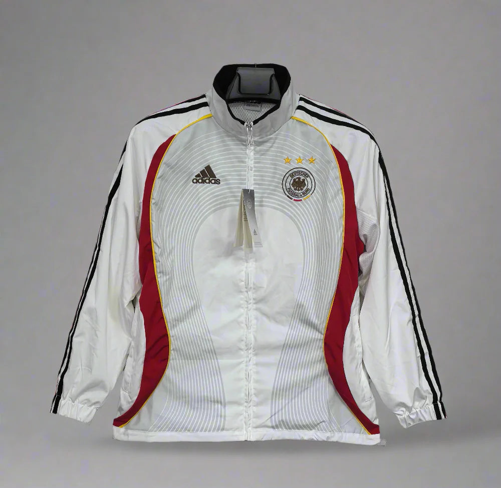 Cortavientos Retro Alemania Blanco y Negro - Vintage Die Mannschaft
