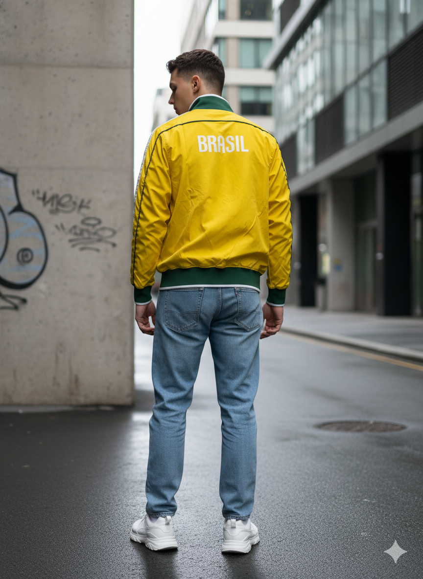 Cortavientos Brasil Selección - Retro Style