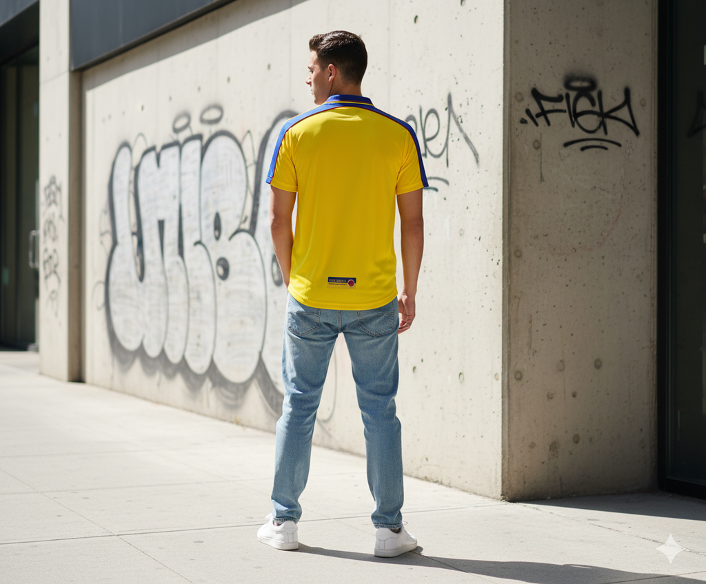 Camiseta Colombia 1998 Mundial Francia Retro