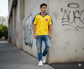 Camiseta Colombia 1998 Mundial Francia Retro