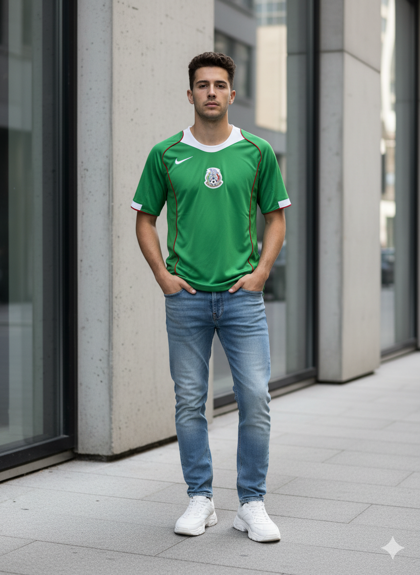 Camiseta Retro México 2004 - Selección Mexicana